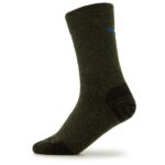 Stoic - Merino Hiking Crew Socks - Wandersocken Gr 42-44 oliv/schwarz