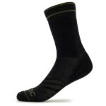 Stoic - Merino Outdoor Crew Socks Pro - Wandersocken Gr 42-44 schwarz