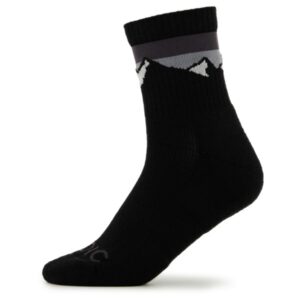 Stoic - Merino Quarter Tech Rib Mountains Socks - Multifunktionssocken Gr 45-47 schwarz