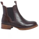 Ten Points - Women's Pandora Chelsea Boots Wool Lining - Winterschuhe Gr 36-36 1=1 grau/braun