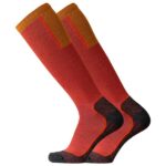 UphillSport - Ouna Alpine Ski 4-Layer Compression M5 with Merino - Skisocken Gr 43-46 rot