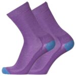 UphillSport - Teijo Hiking & Walking 3-Layer Liner L3 w/ Merino - Wandersocken Gr 39-42 lila