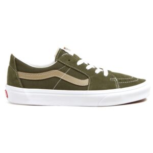 Vans - Sk8-Low - Sneaker Gr 6 weiß/oliv