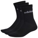 adidas - Cushioned Linear Crew 3-Pack - Multifunktionssocken Gr L - EU: 43-45 schwarz