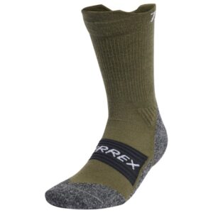 adidas Terrex - Terrex Cold.RDY Crew Wool Socks - Wandersocken Gr M - EU: 40-42 oliv