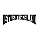 Ostdeutschland Aufkleber schwarz