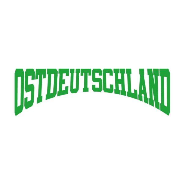 Ostdeutschland Aufkleber grün