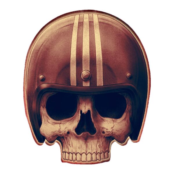 Racing Skull Aufkleber