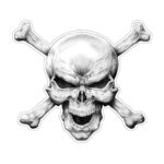 Skull 'n' Bones Aufkleber