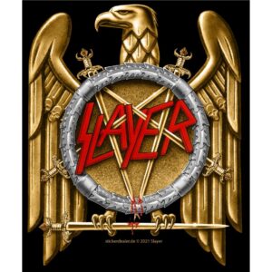 Slayer Aufkleber Gold Eagle