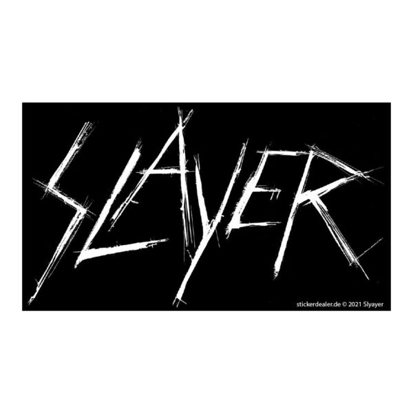 Slayer Logo Aufkleber "Scratchy"