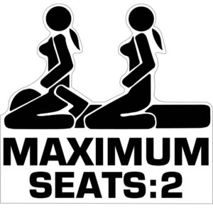 Sticker Maximum Seats: 2