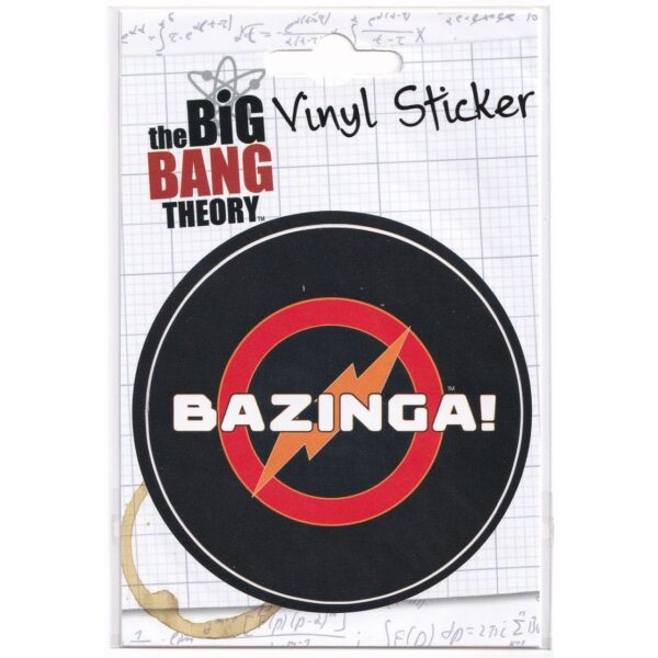 Vinyl Sticker Bazinga The Big Bang Theory