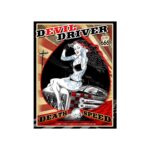 Aufkleber Devil Driver Death Speed Route 666