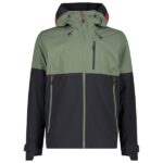 CMP - Jacket Fix Hood 3 Layer - Regenjacke Gr 58 schwarz