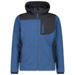 CMP - Jacket Zip Hood 3A01787 - Softshelljacke Gr 60 blau