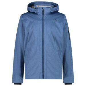 CMP - Jacket Zip Hood Light Melange - Softshelljacke Gr 56 blau