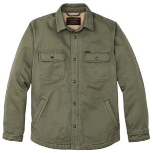 Filson - Fleece Lined Jac-Shirt - Freizeitjacke Gr XL oliv