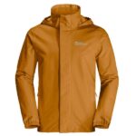 Jack Wolfskin - Stormy Point 2L Jacket - Regenjacke Gr S braun/orange