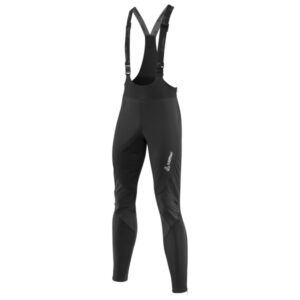 Löffler - Warm-Up Bib Tights Windstopper Warm - Langlaufhose Gr 54 schwarz