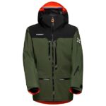 Mammut - Eiger Free Pro Hardshell Hooded Jacket - Regenjacke Gr XXL oliv