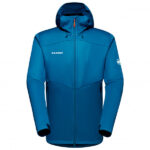 Mammut - Ultimate VII SO Hooded Jacket - Softshelljacke Gr L blau