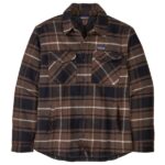 Patagonia - Lightweight Insulated Fjord Flannel Shirt - Freizeitjacke Gr XXL braun