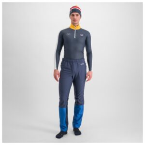 Sportful - Anima Squadra Pant - Langlaufhose Gr XL grau/weiß