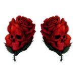 Rose Skull Aufkleber Set links/rechts